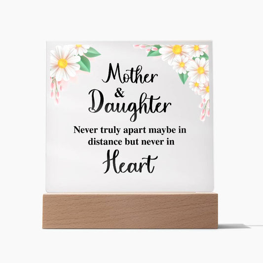 Mother & Daughter Acrylic Plaque