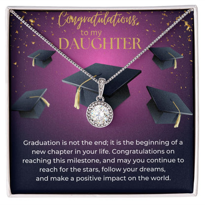 Congratulations to my daughter, graduation eternal hope necklace