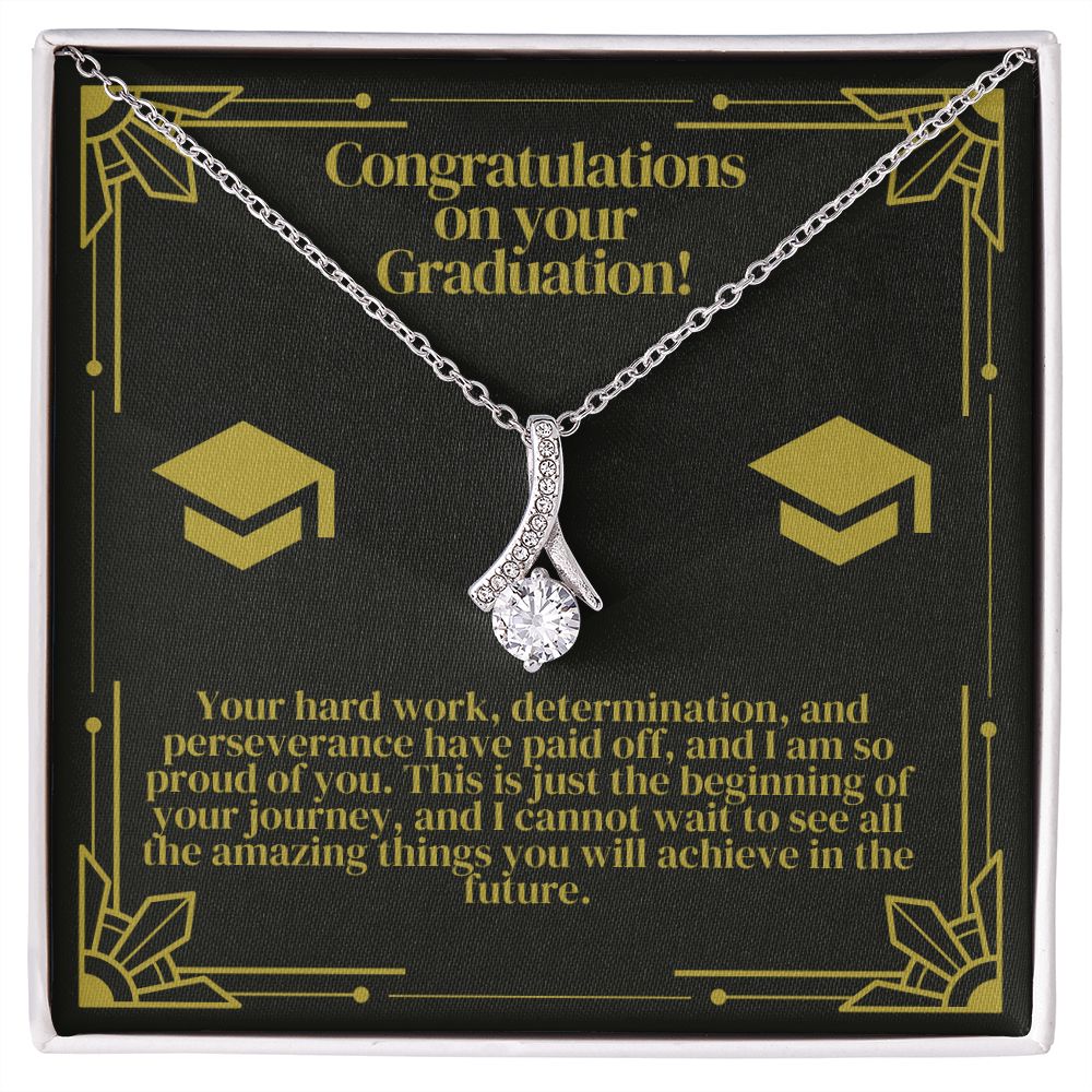 Congratulations on your graduation! Alluring beauty necklace